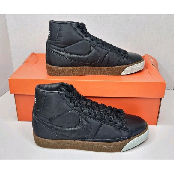 Nike Other - Nike Blazer 07 Mid Premium 317435-001 Black / Black-Ice Green Men’s 8.5